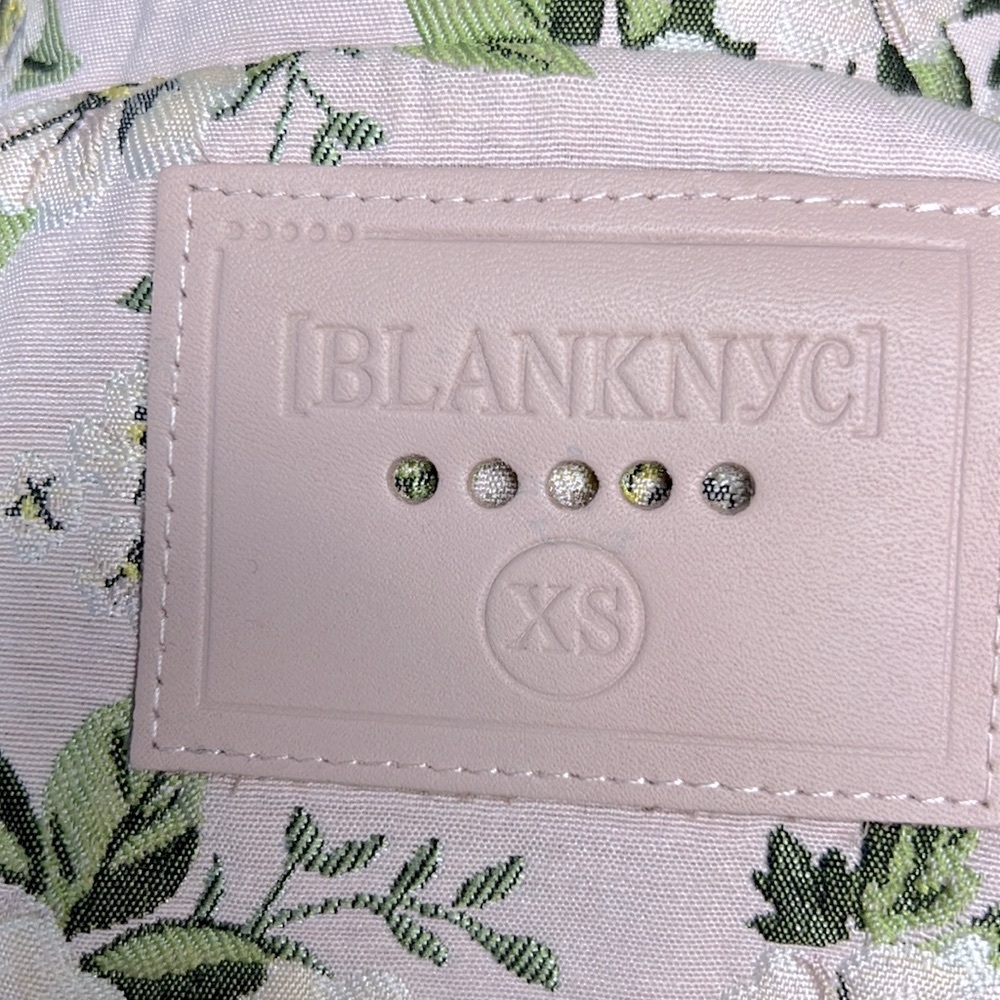 BLANKNYC Pink Floral Embroidered Moto Jacket - Picture 5 of 14